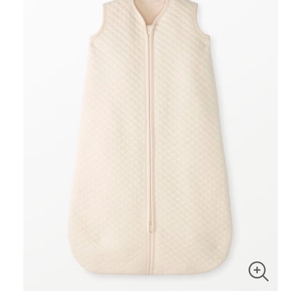 Hanna Andersson Quilted Sleeveless Baby Sleeper, M